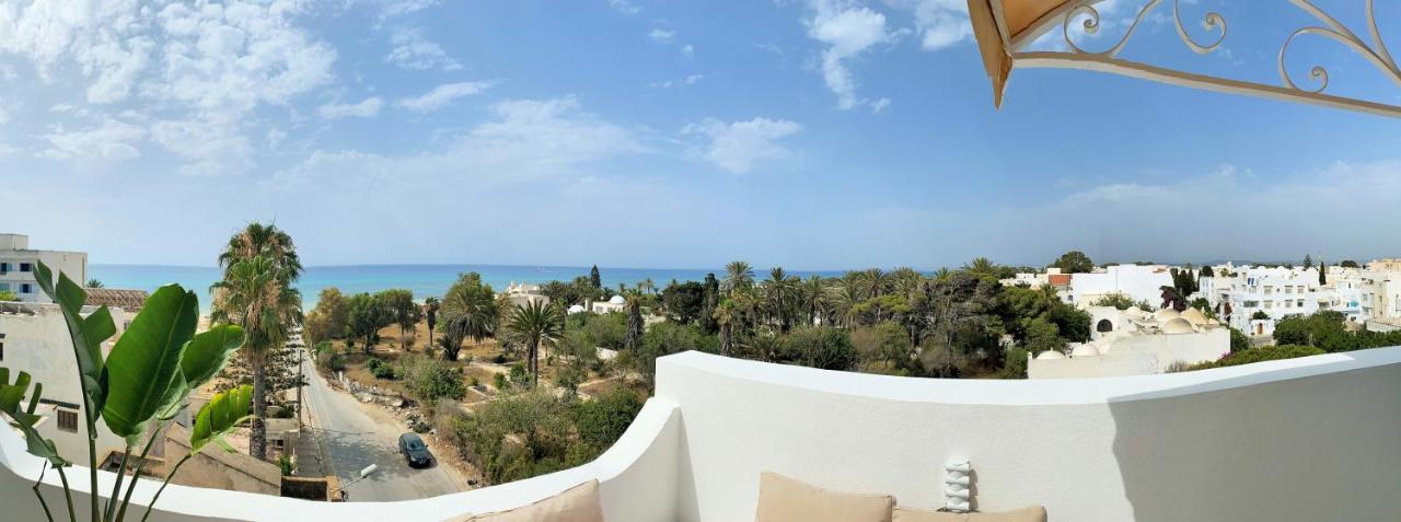 Roof Top Pied Dans L'Eau Panoramic View, 80 Meters From Seaside Hammamet Exterior foto