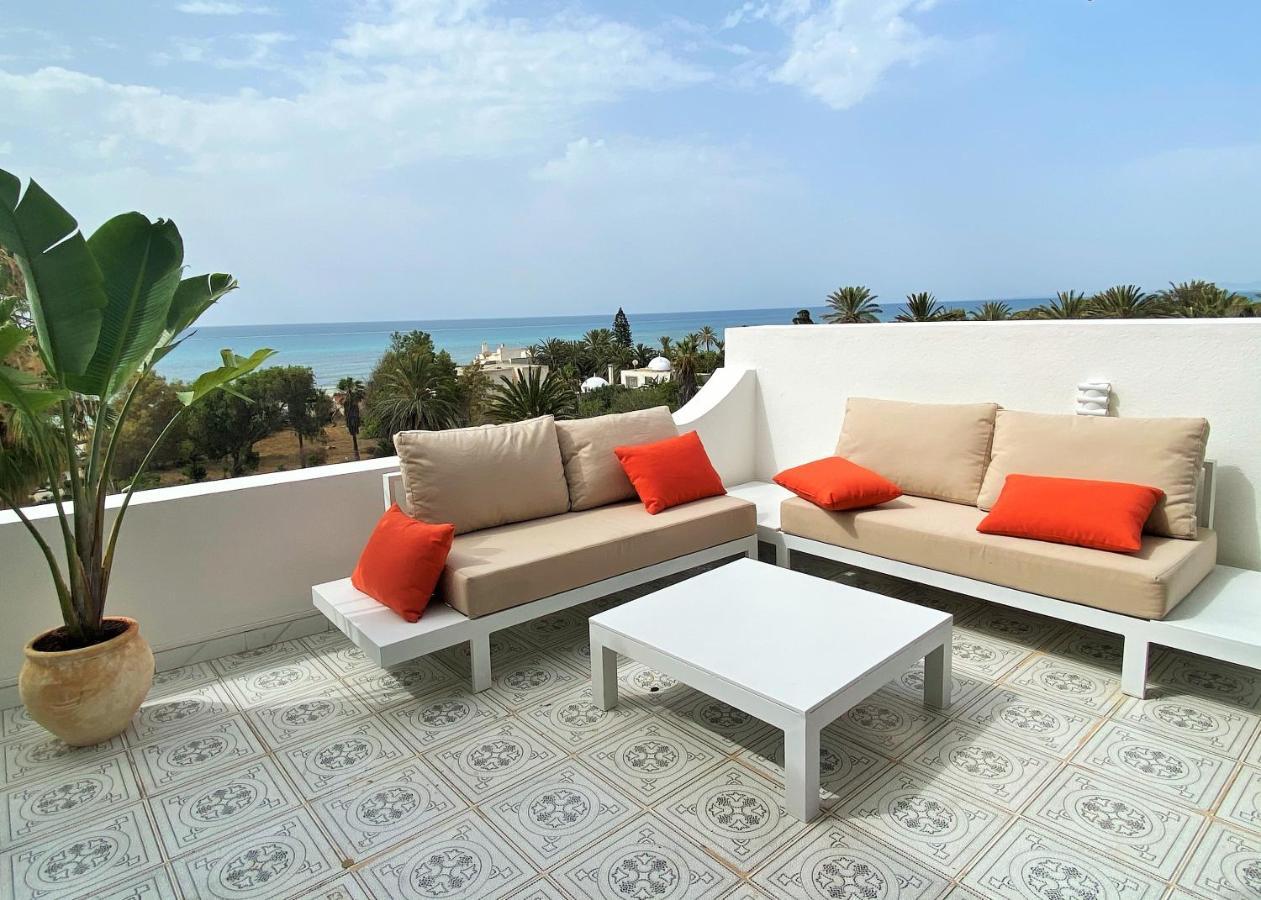 Apartamento Roof Top Pied Dans L'Eau Panoramic View, 80 Meters From Seaside Hammamet Exterior foto