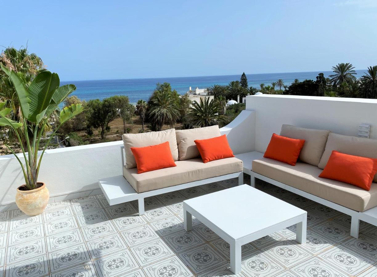 Apartamento Roof Top Pied Dans L'Eau Panoramic View, 80 Meters From Seaside Hammamet Exterior foto