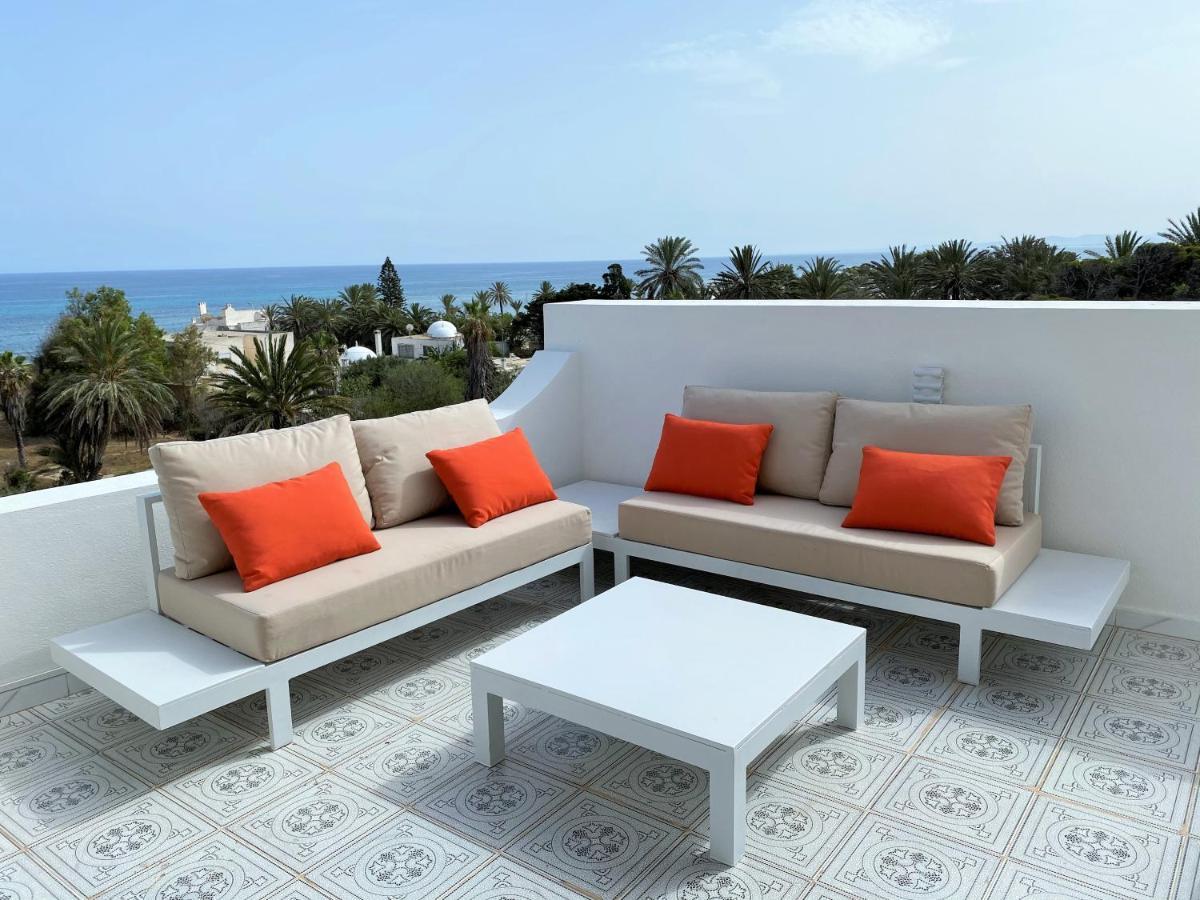 Apartamento Roof Top Pied Dans L'Eau Panoramic View, 80 Meters From Seaside Hammamet Exterior foto