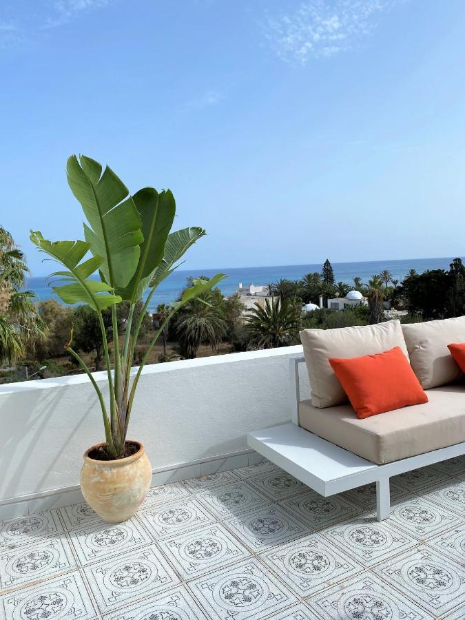 Roof Top Pied Dans L'Eau Panoramic View, 80 Meters From Seaside Hammamet Exterior foto