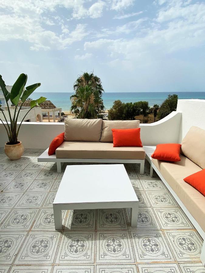 Roof Top Pied Dans L'Eau Panoramic View, 80 Meters From Seaside Hammamet Exterior foto