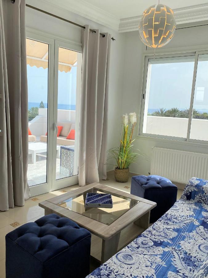 Roof Top Pied Dans L'Eau Panoramic View, 80 Meters From Seaside Hammamet Exterior foto