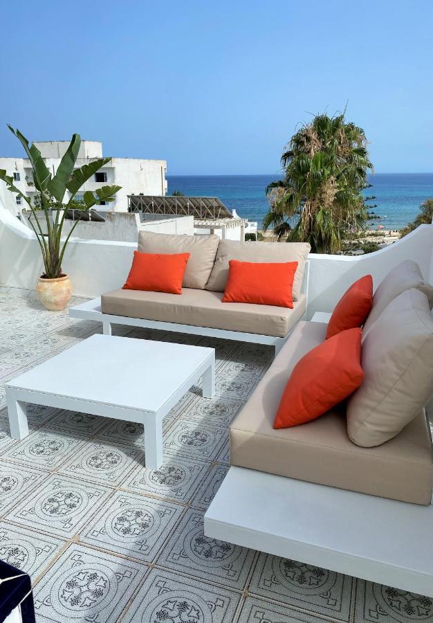 Apartamento Roof Top Pied Dans L'Eau Panoramic View, 80 Meters From Seaside Hammamet Exterior foto